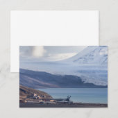 Carte du glacier Pyramiden de Svalbard (Devant / Derrière)