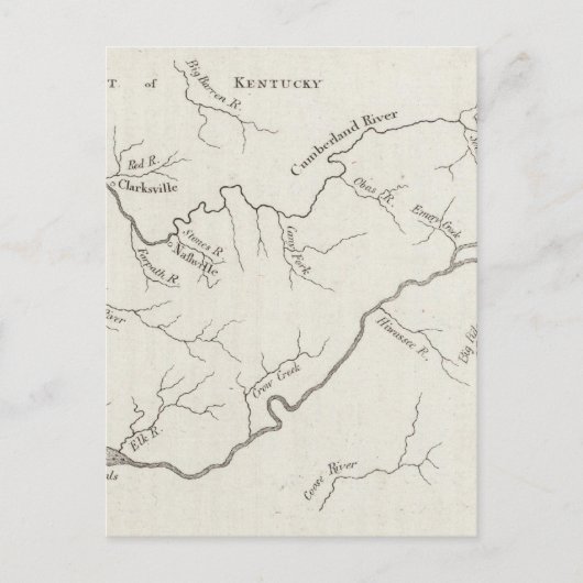 Carte du gouvernement du Tennessee (Devant)