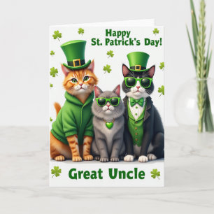 Carte du grand-oncle de St Patricks Cats