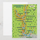 Carte du Grand Union Canal (Devant / Derrière)