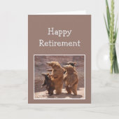 Carte Du Groupe Happy Retraite Fun Bears (Devant)