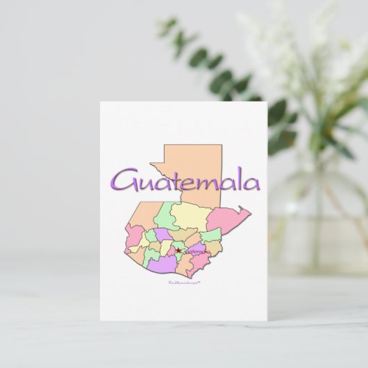 Carte du Guatemala (Debout devant)