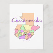 Carte du Guatemala (Devant)