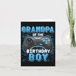 Carte Du Jeu Vidéo Correspondant Garçon Anniversaire Ann