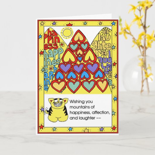 CARTE DU JOUR (Fleur jaune)