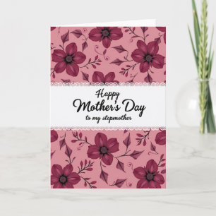 Carte du Jour aux Fleurs de Magenta
