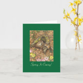 Carte du jour de Groundhog (Fleur jaune)