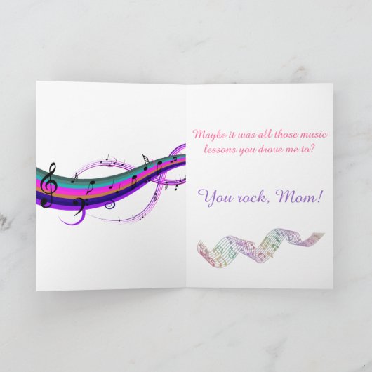 Carte du Jour de la Fête des Pins (Intérieur)