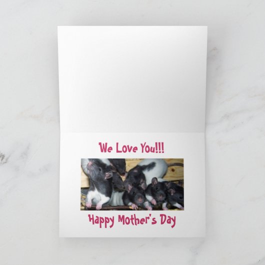 Carte du jour de mère (Intérieur)