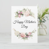 Carte du jour de mère (Debout devant)