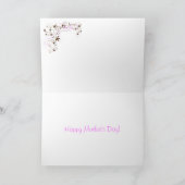 Carte du jour de mère avec le chat (Intérieur)