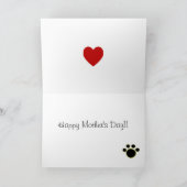 Carte du jour de mère de Boston Terrier (Intérieur)