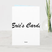 Carte du jour de mère de chat de mère (Dos)