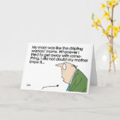 Carte du jour de mère de LDS (Fleur jaune)