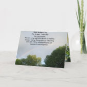 CARTE du jour de mère de maman simple (Dos)