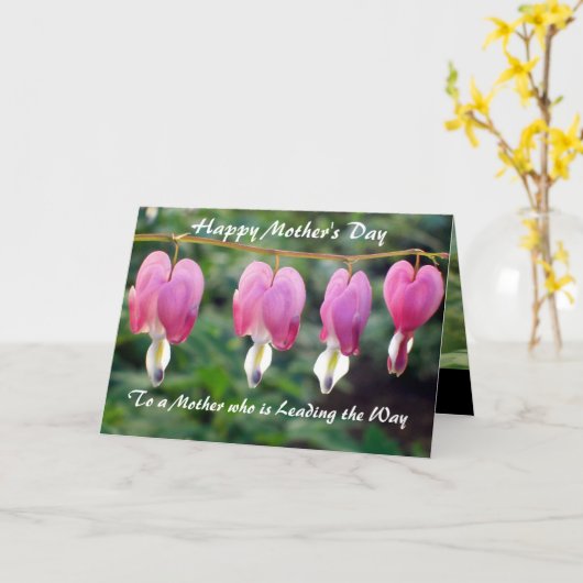 CARTE du jour de mère de maman simple (Fleur jaune)