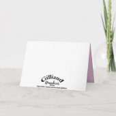 Carte du jour de mère de papillon (Dos)