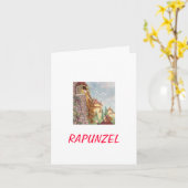Carte du jour de mère de Rapunzel (Fleur jaune)