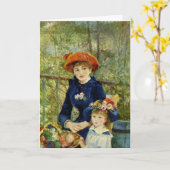 Carte du jour de mère de Renoir (Fleur jaune)