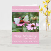 Carte du jour de mère de tous les deux nous avec (Fleur jaune)