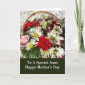 Carte du jour de mère pour la tante (Devant)