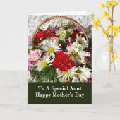 Carte du jour de mère pour la tante (Fleur jaune)