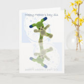 Carte du jour de mère, soeur (Fleur jaune)