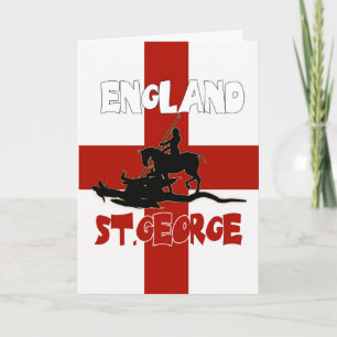 Carte du jour de St George - St George et dragon