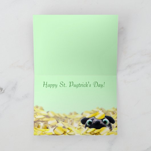Carte du jour de St Patrick de carlin (Intérieur)