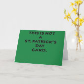 carte du jour de St Patrick drôle (Fleur jaune)