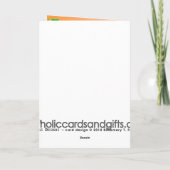 Carte du jour de St Patrick personnalisable (Dos)