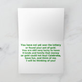 Carte du jour de St Patrick pour des (Intérieur)