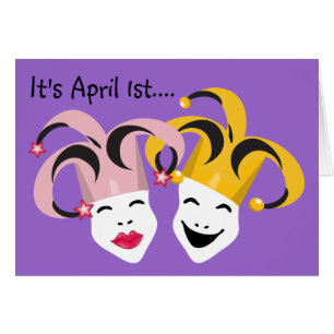Carte du jour d'imbécile d'avril