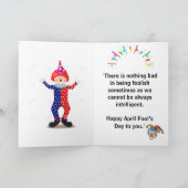 Carte du jour du fou d'avril (Intérieur)