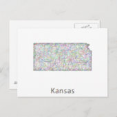 Carte du Kansas (Devant / Derrière)