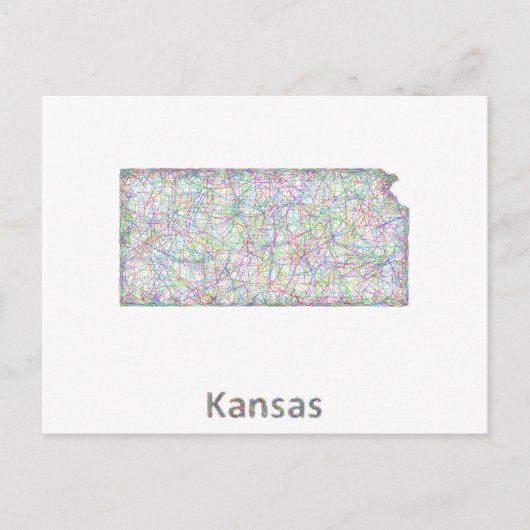 Carte du Kansas (Devant)
