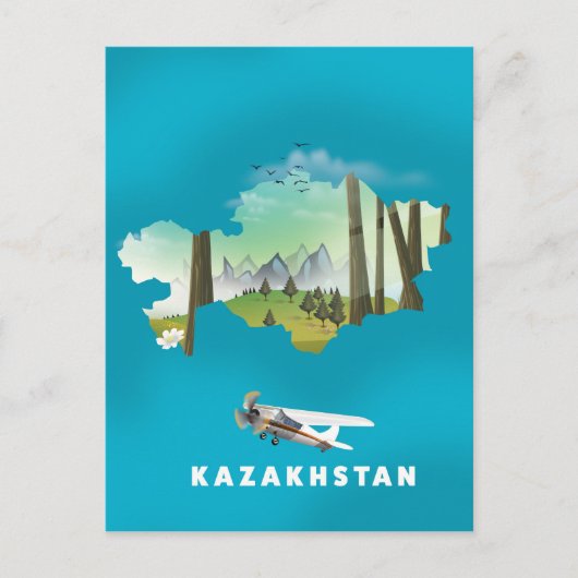 Carte du Kazakhstan (Devant)