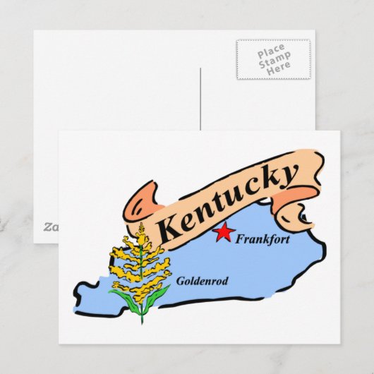 carte du kentucky (Devant / Derrière)