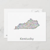 Carte du Kentucky (Devant / Derrière)