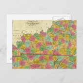 Carte du Kentucky et du Tennessee (Devant / Derrière)