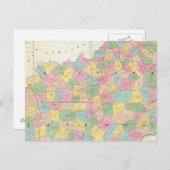 Carte du Kentucky & Tennessee (Devant / Derrière)