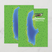 Carte du lac Ammersee Allemagne (Devant / Derrière)