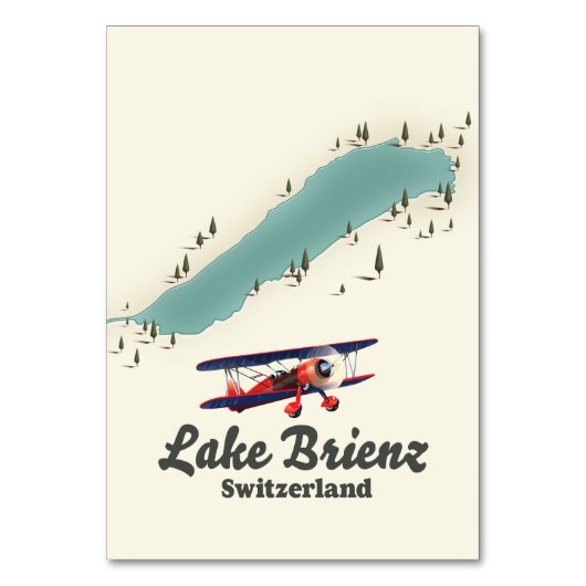 Carte du lac de Brienz en Suisse (Par défaut)