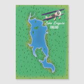 Carte du lac Engure Finlande (Devant)