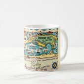 Carte du lac Érié Mug (Devant droit)