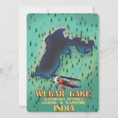 Carte du lac Loktak, État du Manipur, Inde (Dos)