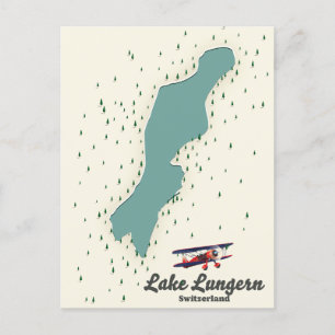Carte du lac Lungern Suisse