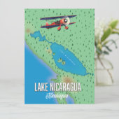 Carte du lac Nicaragua, Nicaragua (Debout devant)