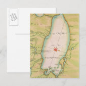 Carte du lac Ontario (Devant / Derrière)