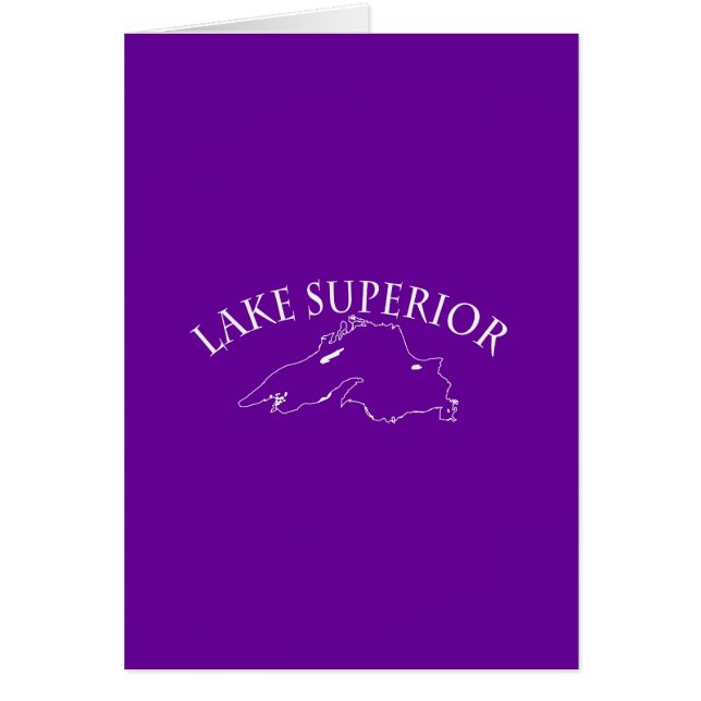 Carte du lac Supérieur (Devant)